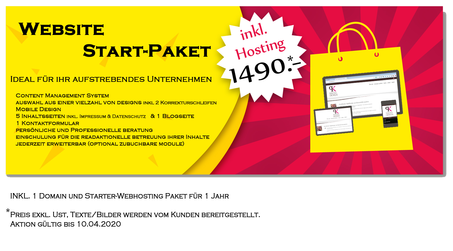 Website zum Fixpreis Starter Set